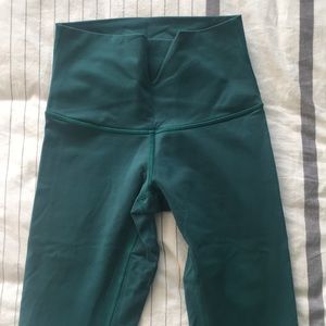 Emerald green lululemon leggings